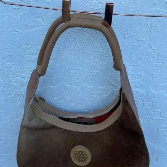 Sanangel Womens Boho Style Three Leather Texture Shoulder Bag Brown - Picture 12 of 16